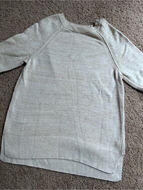 GAP Vintage Cream Ribbed Knit Sweater